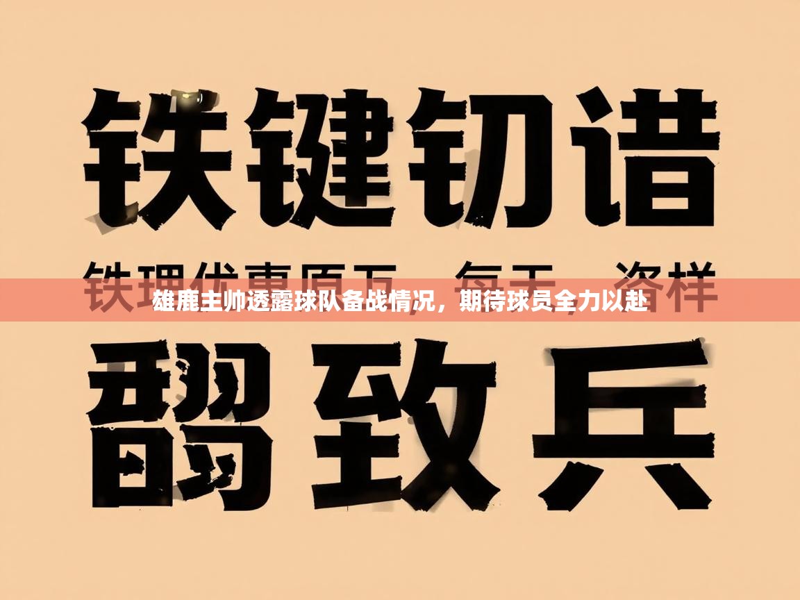 雄鹿主帅透露球队备战情况,期待球员全力以赴 第2张